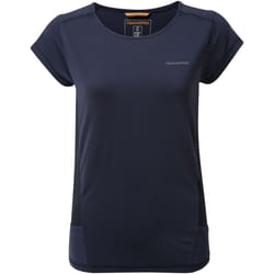 Craghoppers - T-shirt manches courtes ATMOS - Femme (Bleu marine)