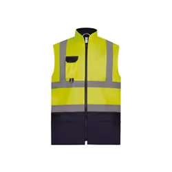 Yoko - Veste sans manches - Adulte (Jaune / bleu marine)