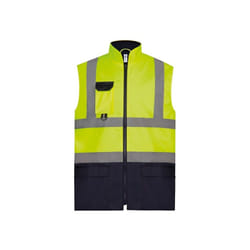 Yoko - Veste sans manches - Adulte (Jaune / bleu marine)