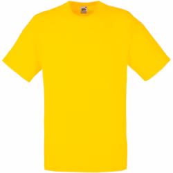 Fruit Of The Loom - T-shirt manches courtes - Homme (Jaune vif)