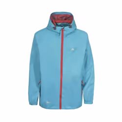 Trespass - Coupe-vent pliable QIKPAC - Unisexe (Bleu clair/corail)