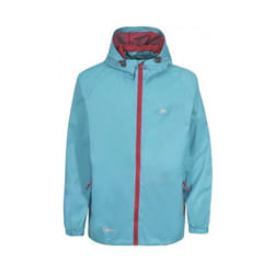 Trespass - Coupe-vent pliable QIKPAC - Unisexe (Bleu clair/corail)