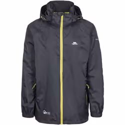 Trespass - Coupe-vent pliable QIKPAC - Unisexe (Noir/jaune)