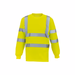 Yoko - Sweatshirt Haute-visibilité - Unisexe (Jaune)