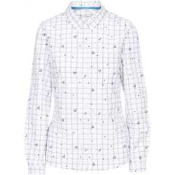 Trespass - Chemisier manches longues ZOVA - Femme (Blanc/noir)