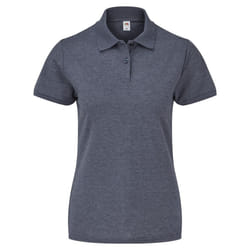 Fruit of the Loom - Polo - Femme (Bleu marine chiné)