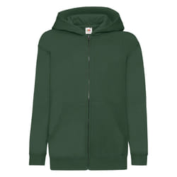 Fruit Of The Loom - Veste à capuche - Unisexe (Vert foncé)