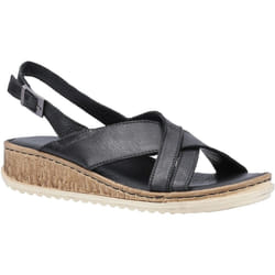 Hush Puppies - Sandales compensées ELENA - Femme (Noir)