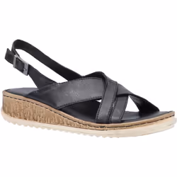 Hush Puppies - Sandales compensées ELENA - Femme (Noir)