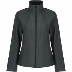 Regatta - Veste softshell ABLAZE - Femme (Vert foncé/noir)