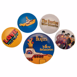 The Beatles - Ensemble de badges (Multicolore)