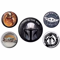 Star Wars - Ensemble de badges (Multicolore)