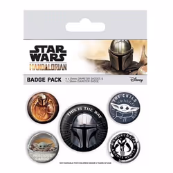 Star Wars - Ensemble de badges (Multicolore)