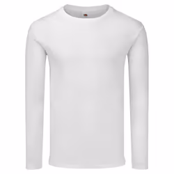 Fruit Of The Loom - T-shirt manches longues ICONIC - Homme (Blanc)