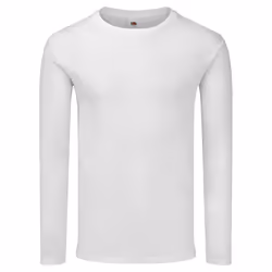 Fruit Of The Loom - T-shirt manches longues ICONIC - Homme (Blanc)