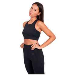 Soutien-Gorge de Sport Pro Training - UMBRO - Femme - Noir - Fitness - Respirant