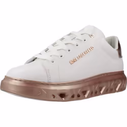 Chaussure Karl Lagerfeld Modèle Kapri Kite Lo Lace Lthr - Coleur Blanc