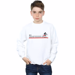 Disney - Sweat RUNNING CHAMPION - Garçon (Blanc)