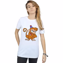 Disney - T-shirt ANGRY ABU - Femme (Blanc)