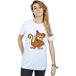Disney - T-shirt ANGRY ABU - Femme (Blanc)