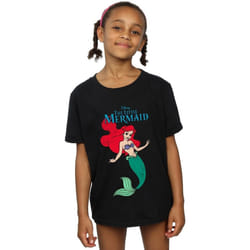 Disney - T-shirt THE LITTLE MERMAID - Fille (Noir)