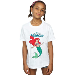 Disney - T-shirt THE LITTLE MERMAID - Fille (Blanc)