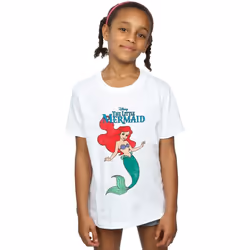 Disney - T-shirt THE LITTLE MERMAID - Fille (Blanc)