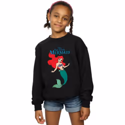 Disney - Sweat THE LITTLE MERMAID - Fille (Noir)
