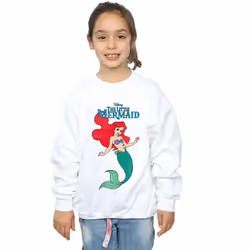 Disney - Sweat THE LITTLE MERMAID - Fille (Blanc)