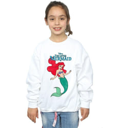 Disney - Sweat THE LITTLE MERMAID - Fille (Blanc)