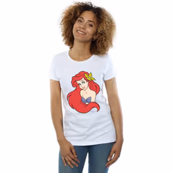 Disney - T-shirt THE LITTLE MERMAID - Femme (Blanc)