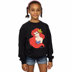 Disney - Sweat THE LITTLE MERMAID - Fille (Noir)