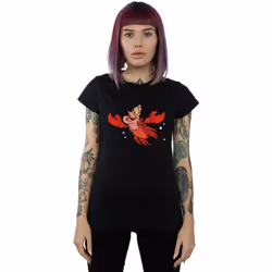 Disney - T-shirt THE LITTLE MERMAID - Femme (Noir)