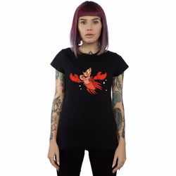 Disney - T-shirt THE LITTLE MERMAID - Femme (Noir)