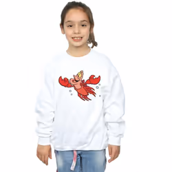 Disney - Sweat THE LITTLE MERMAID - Fille (Blanc)