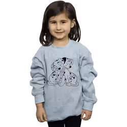 Disney - Sweat DALMATIANS - Fille (Gris chiné)