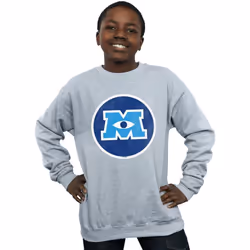 Disney - Sweat MONSTERS UNIVERSITY - Garçon (Gris chiné)