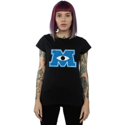 Disney - T-shirt MONSTERS UNIVERSITY MONSTER M - Femme (Noir)