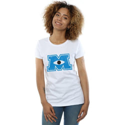 Disney - T-shirt MONSTERS UNIVERSITY MONSTER M - Femme (Blanc)