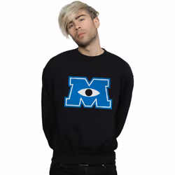 Disney - Sweat MONSTERS UNIVERSITY MONSTER M - Homme (Noir)