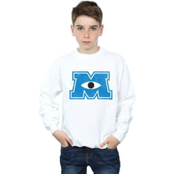 Disney - Sweat MONSTERS UNIVERSITY MONSTER M - Garçon (Blanc)