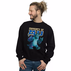 Disney - Sweat MONSTERS UNIVERSITY PROPERTY OF MU - Homme (Noir)