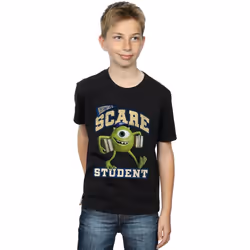 Disney - T-shirt MONSTERS UNIVERSITY - Garçon (Noir)