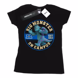 Disney - T-shirt MONSTERS UNIVERSITY MONSTER ON CAMPUS - Femme (Noir)