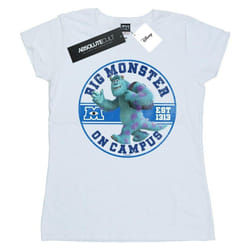 Disney - T-shirt MONSTERS UNIVERSITY MONSTER ON CAMPUS - Femme (Blanc)