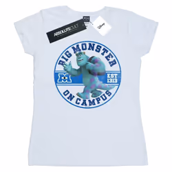 Disney - T-shirt MONSTERS UNIVERSITY MONSTER ON CAMPUS - Femme (Blanc)