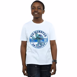 Disney - T-shirt MONSTERS UNIVERSITY MONSTER ON CAMPUS - Garçon (Blanc)