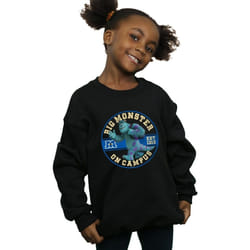 Disney - Sweat MONSTERS UNIVERSITY MONSTER ON CAMPUS - Fille (Noir)