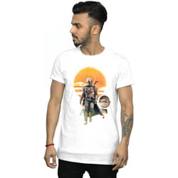 Star Wars - T-shirt THE MANDALORIAN - Homme (Blanc)