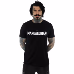 Star Wars - T-shirt THE MANDALORIAN - Homme (Noir)